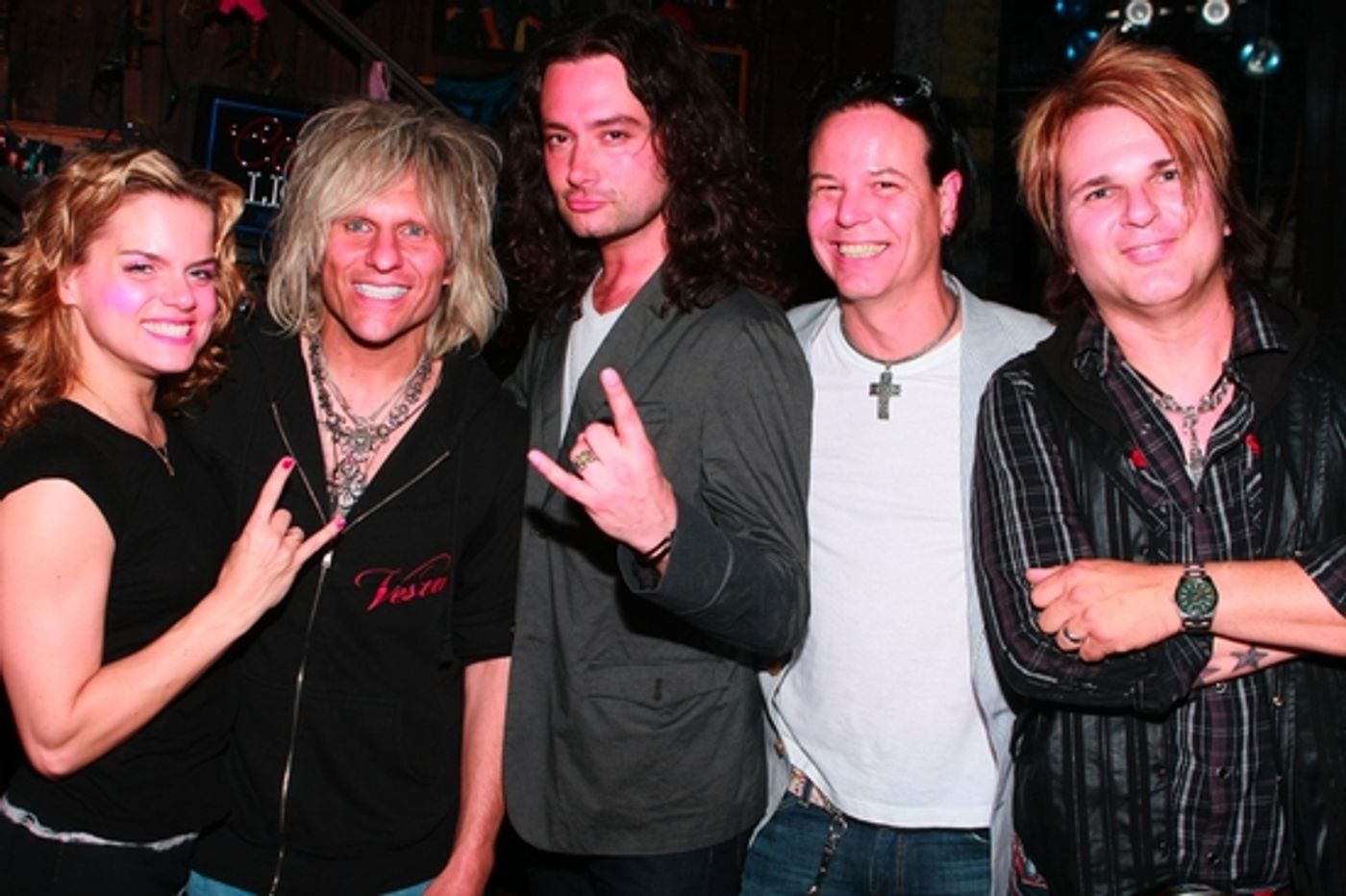 Photo Coverage: 'ROCK OF AGES' Welcomes POISON Backstage!  Image