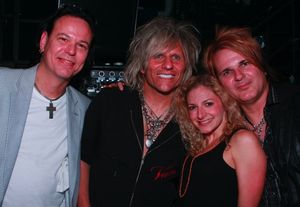 Bobby Dall, C.C. Deville, Lauren Molina and Rikki Rockett @ BroadwayWorld Bobby Dall, C.C. Deville, Lauren Molina and Rikki Rockett Photo