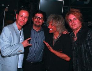 Bobby Dall, Mancow, C.C. Deville, and Rikki Rockett Photo