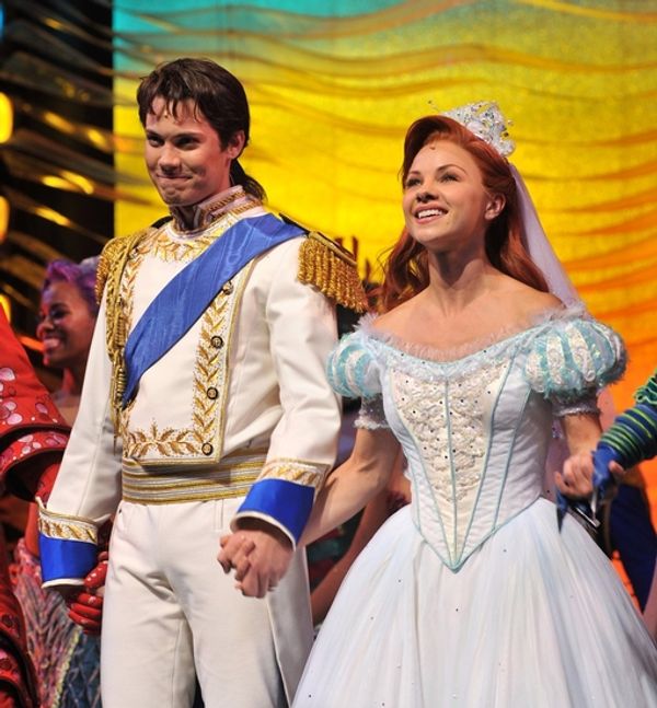 Drew Seeley and Chelsea Morgan Stock Photo