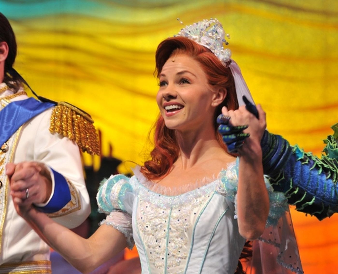 Photo Coverage: Chelsea Morgan Stock and Drew Seeley Take Their Bows in Disney's THE LITTLE MERMAID  Image