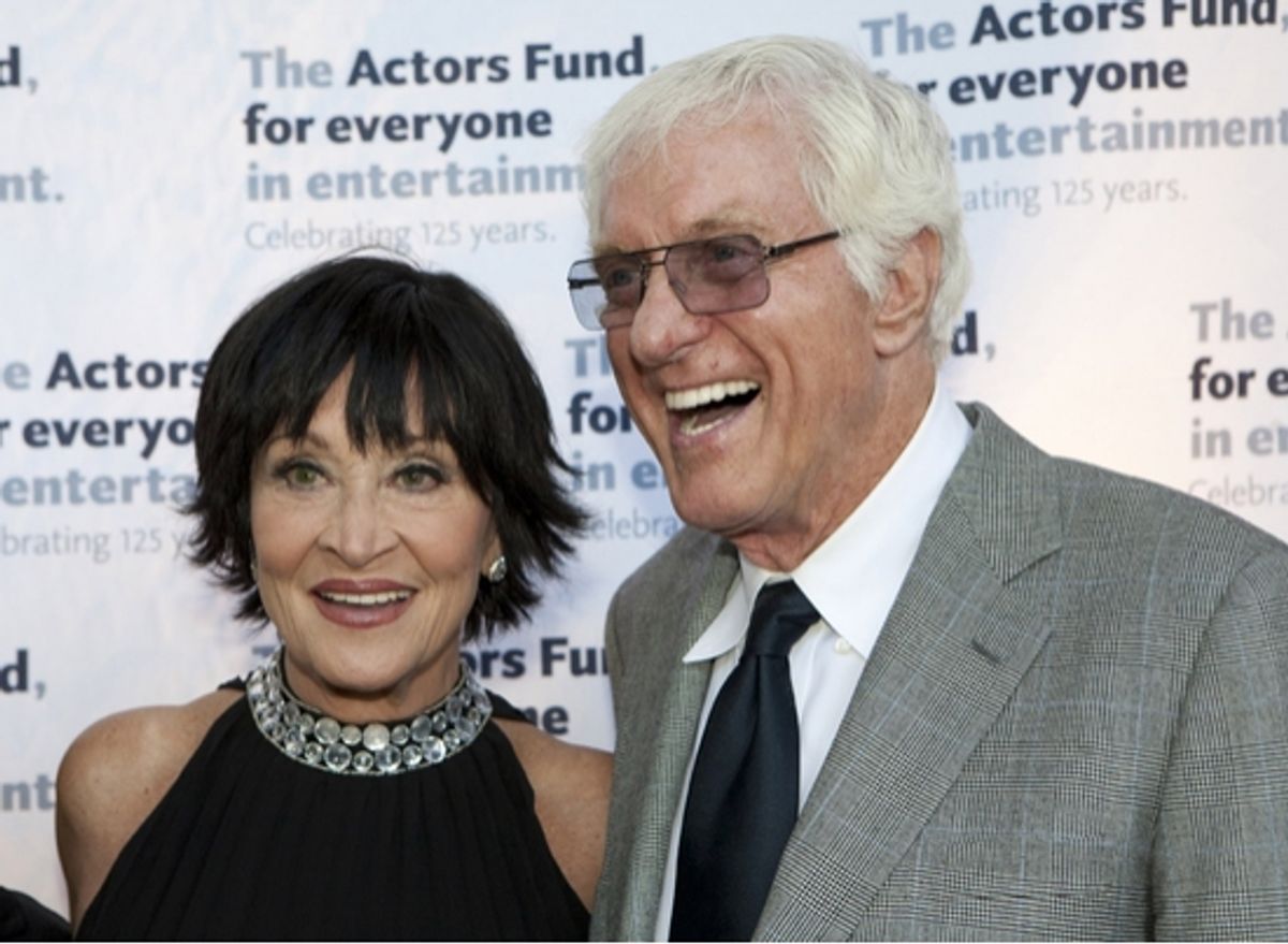 Chita Rivera and Dick Van Dyke arrive on the red carpet at 