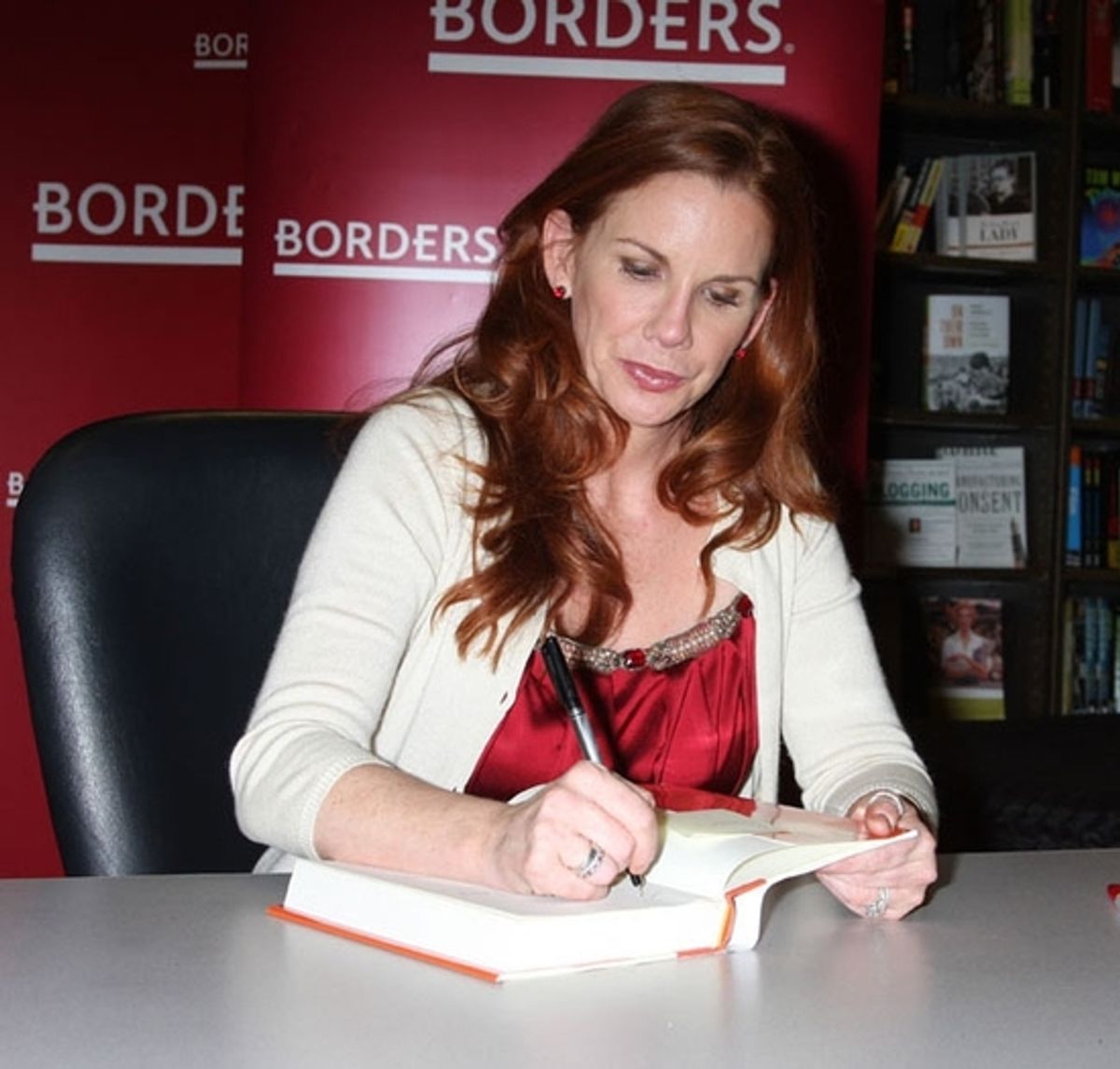 Melissa Gilbert at Melissa Gilbert Signs 'Prairie Tale: A Memoir' at Borders