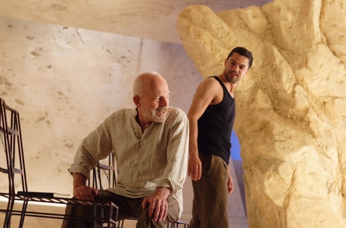 Dominic Cooper and John Shrapnel  at 