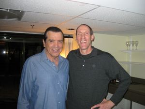 Mr. Palminteri and PBS show host Aaron Harbor Photo