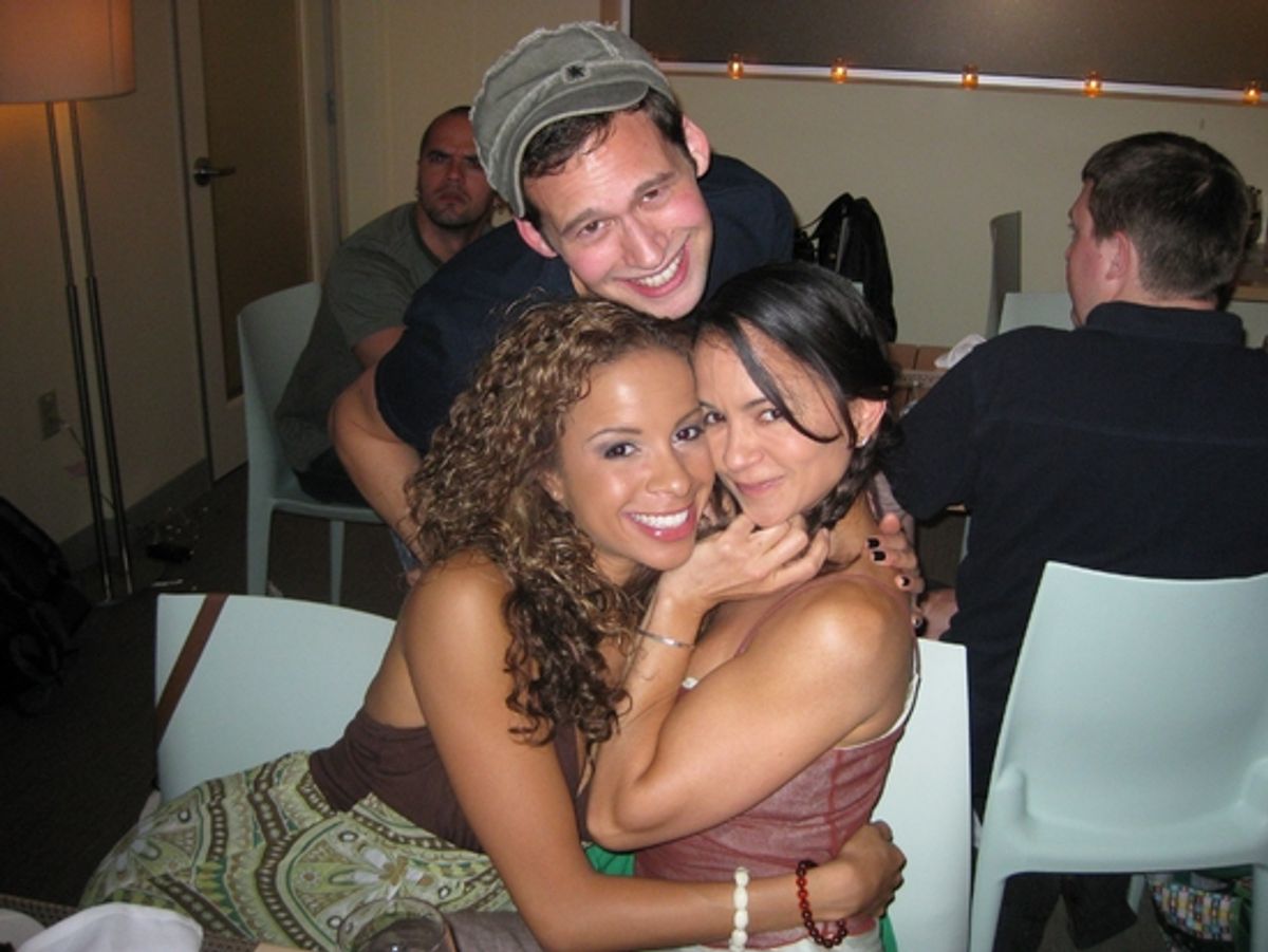 A lotta love betwen RENT cast members Lexi Lawson, Jed Resnick and Karmine Alers! at 
