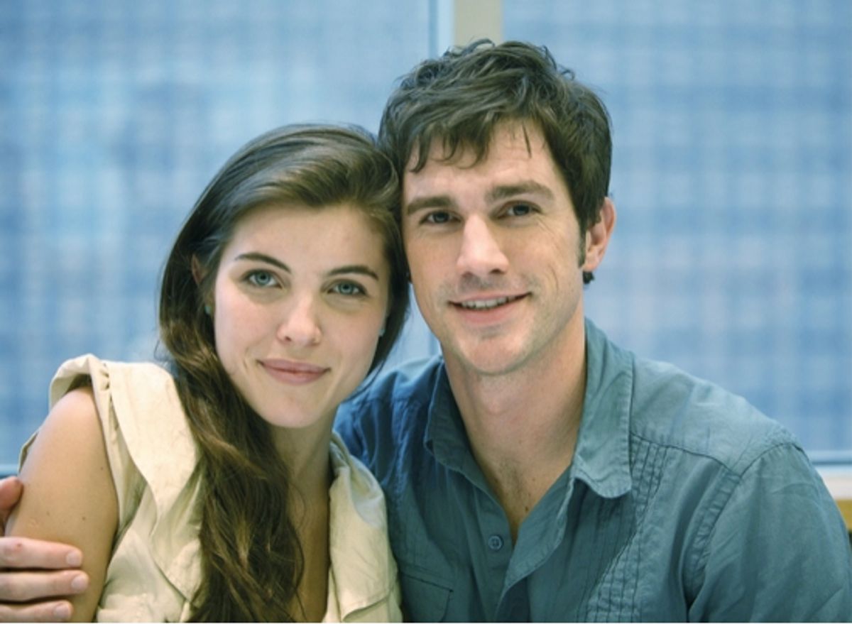 Josefina Scaglione and Matt Cavenaugh at 