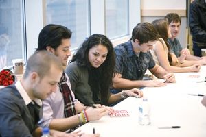 Curtis Holbrook, George Akram, Karen Olivo, Cody Green, Josefina Scaglione and Matt C Photo