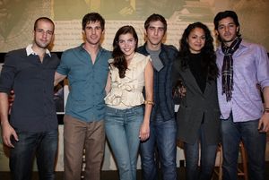 Curtis Holbrook, Matt Cavenaugh, Josefina Scaglione, Cody Green, Karen Olivo and Geor Photo