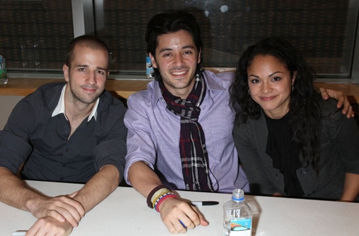 Curtis Holbrook, George Akram and Karen Olivo at 