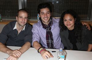 Curtis Holbrook, George Akram and Karen Olivo Photo