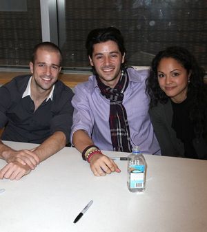Curtis Holbrook, George Akram and Karen Olivo Photo
