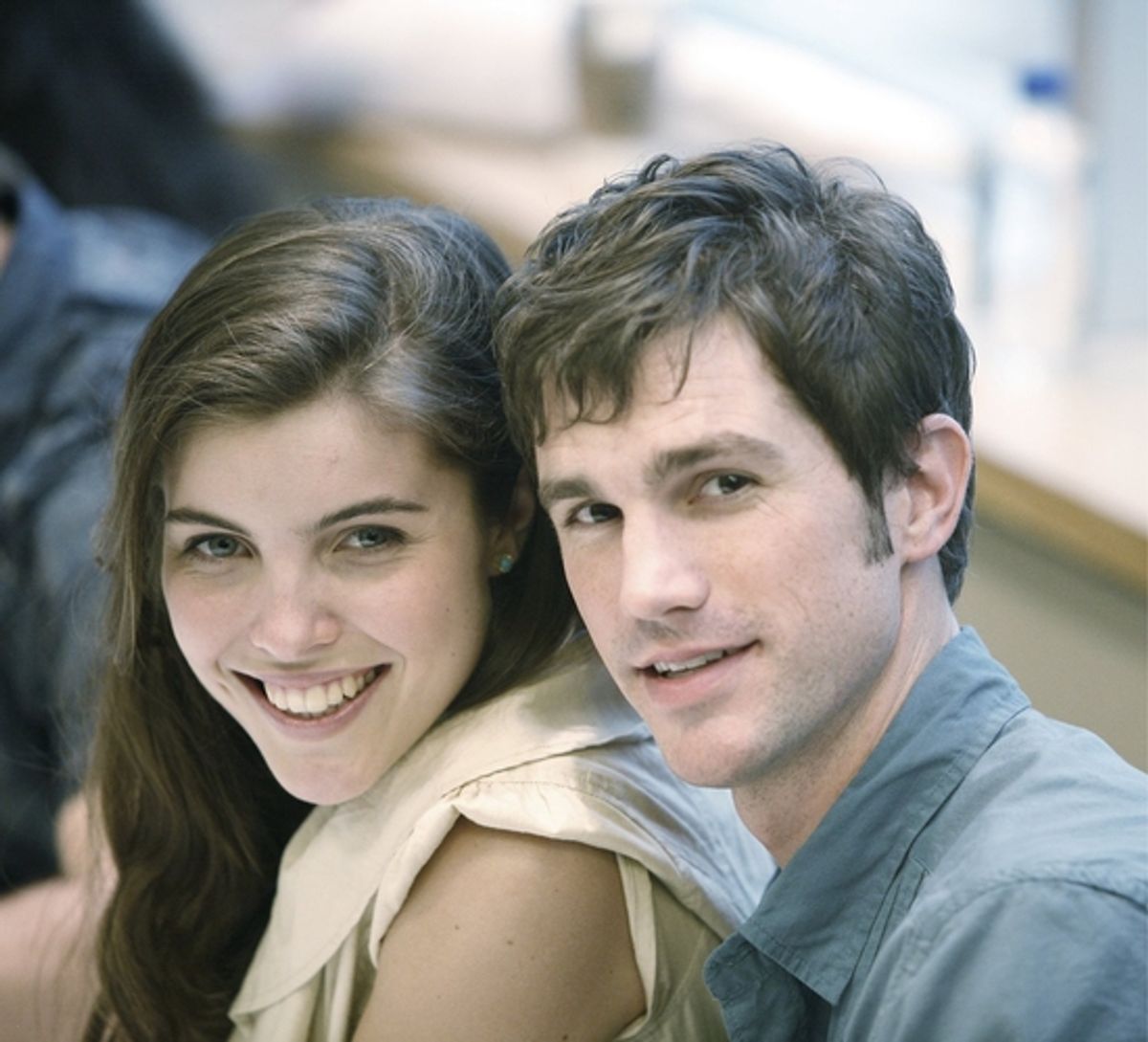 Josefina Scaglione and Matt Cavenaugh at 