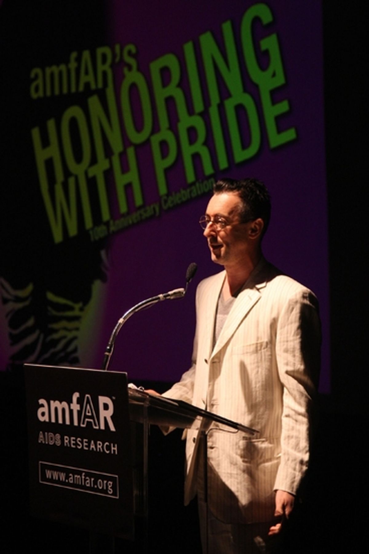 Alan Cumming at amfAR's 10th Annual Honoring with Pride Gala