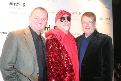 Kevin Frost, Gilbert Baker and Cleve Jones Photo