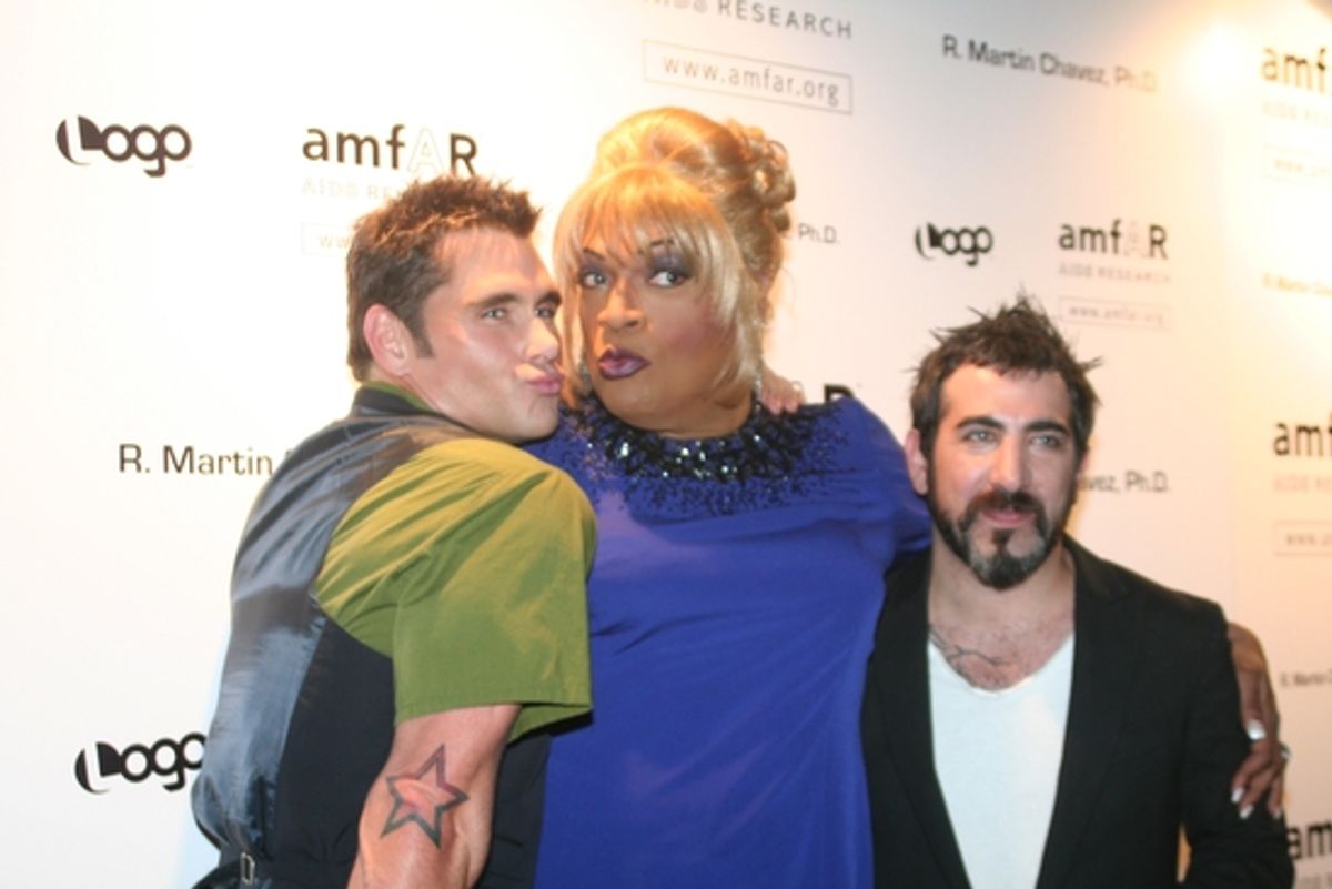 Jack Mackenroth, Flotilla DeBarge and Kevin Christiano at amfAR's 10th Annual Honoring with Pride Gala