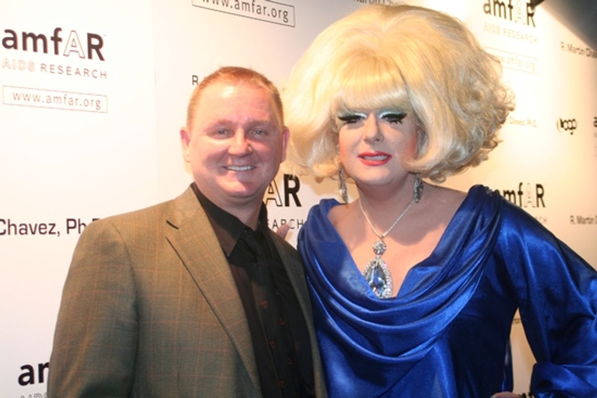Kevin Frost and Lady Bunny at 