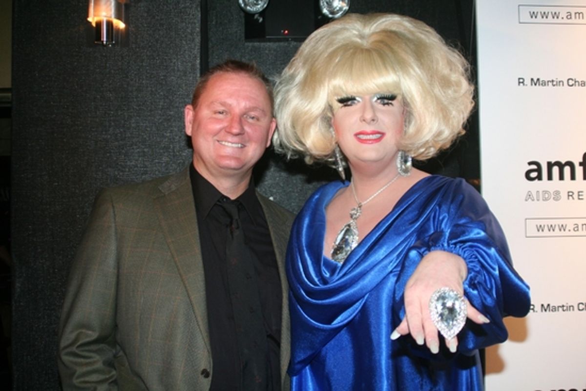 Kevin Frost and Lady Bunny at 