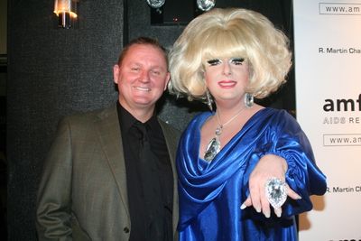 Kevin Frost and Lady Bunny Photo