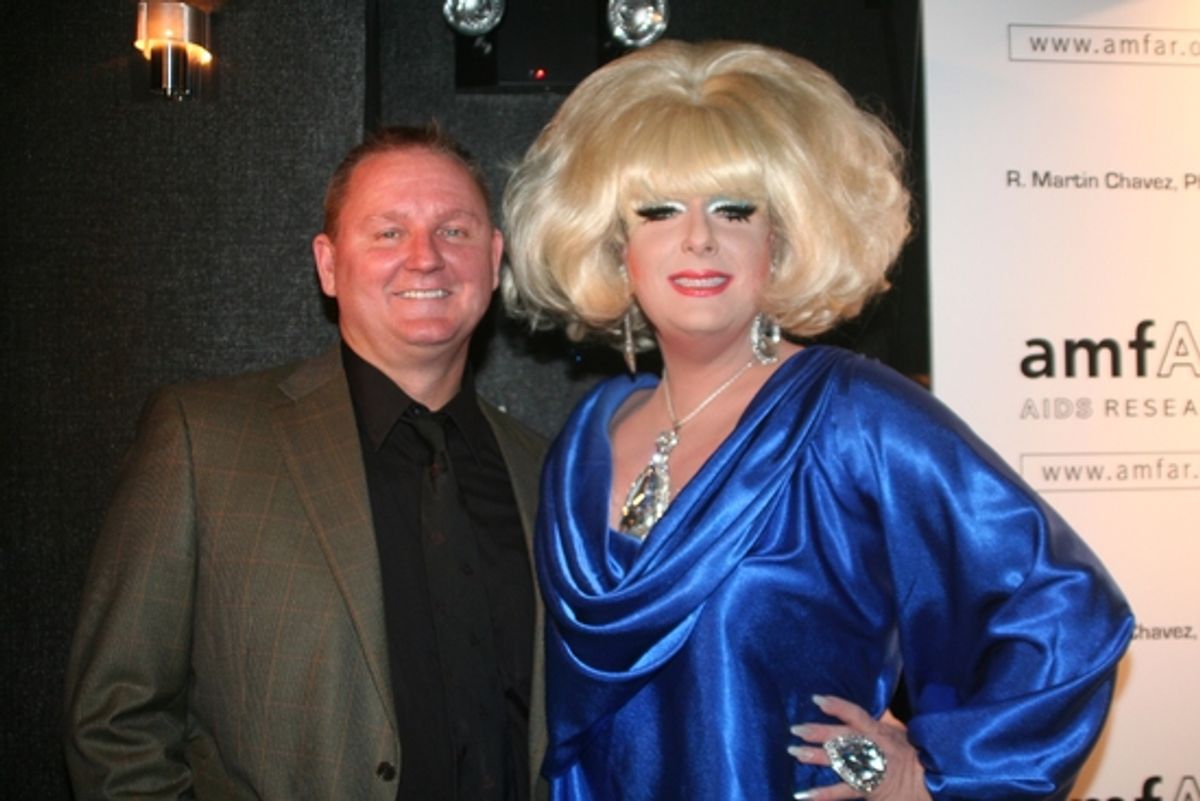 Kevin Frost and Lady Bunny at 