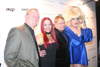 Kevin Frost, Patricia Field, Cleve Jones and Lady Bunny Photo