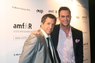 Kenneth Cole and Cheyenne Jackson Photo
