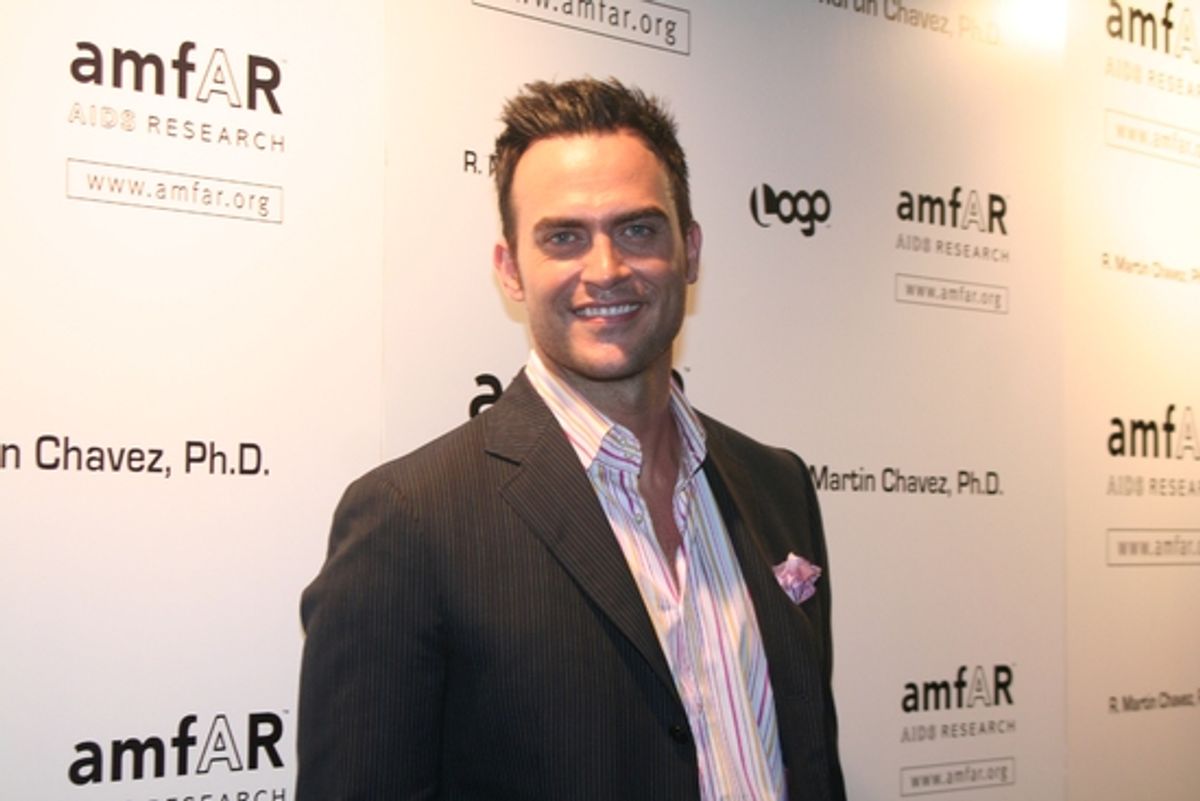 Cheyenne Jackson at amfAR's 10th Annual Honoring with Pride Gala