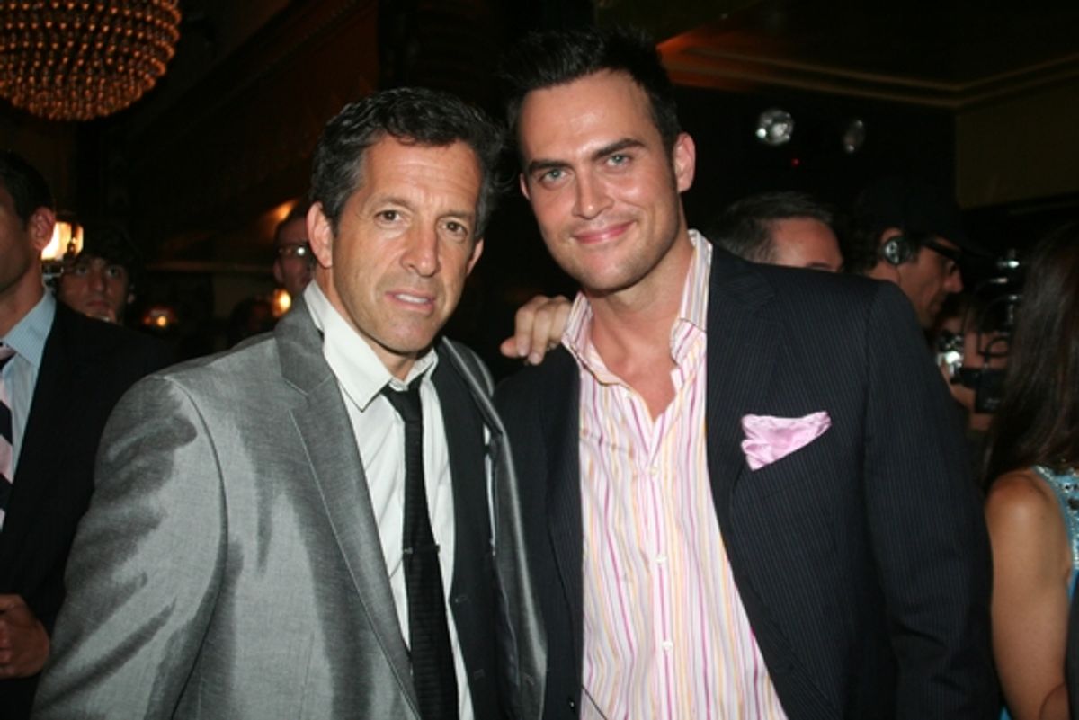 Kenneth Cole and Cheyenne Jackson at amfAR's 10th Annual Honoring with Pride Gala