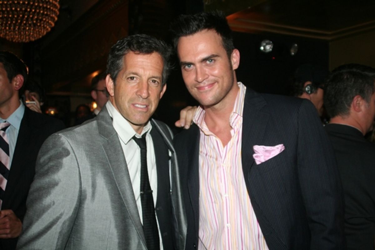Kenneth Cole and Cheyenne Jackson at amfAR's 10th Annual Honoring with Pride Gala