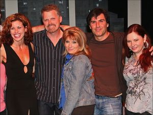 Rachelle Rak, Robert Newman, Liz Larsen, Guiding Light's Vincent Irizarry, and Kelli Maguire @ BroadwayWorld Rachelle Rak, Robert Newman, Liz Larsen, Guiding Light's Vincent Irizarry, and Kelli Photo