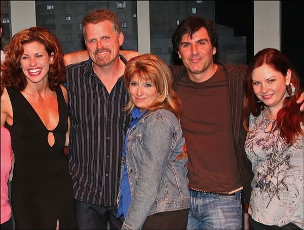 Rachelle Rak, Robert Newman, Liz Larsen, Guiding Light's Vincent Irizarry, and Kelli  Photo