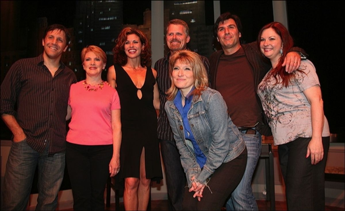 Scott Richard Foster, Bertilla Baker, Rachelle Rak, Robert Newman, Liz Larsen, Guiding Light's Vincent Irizarry, and Kelli Maguire   at 