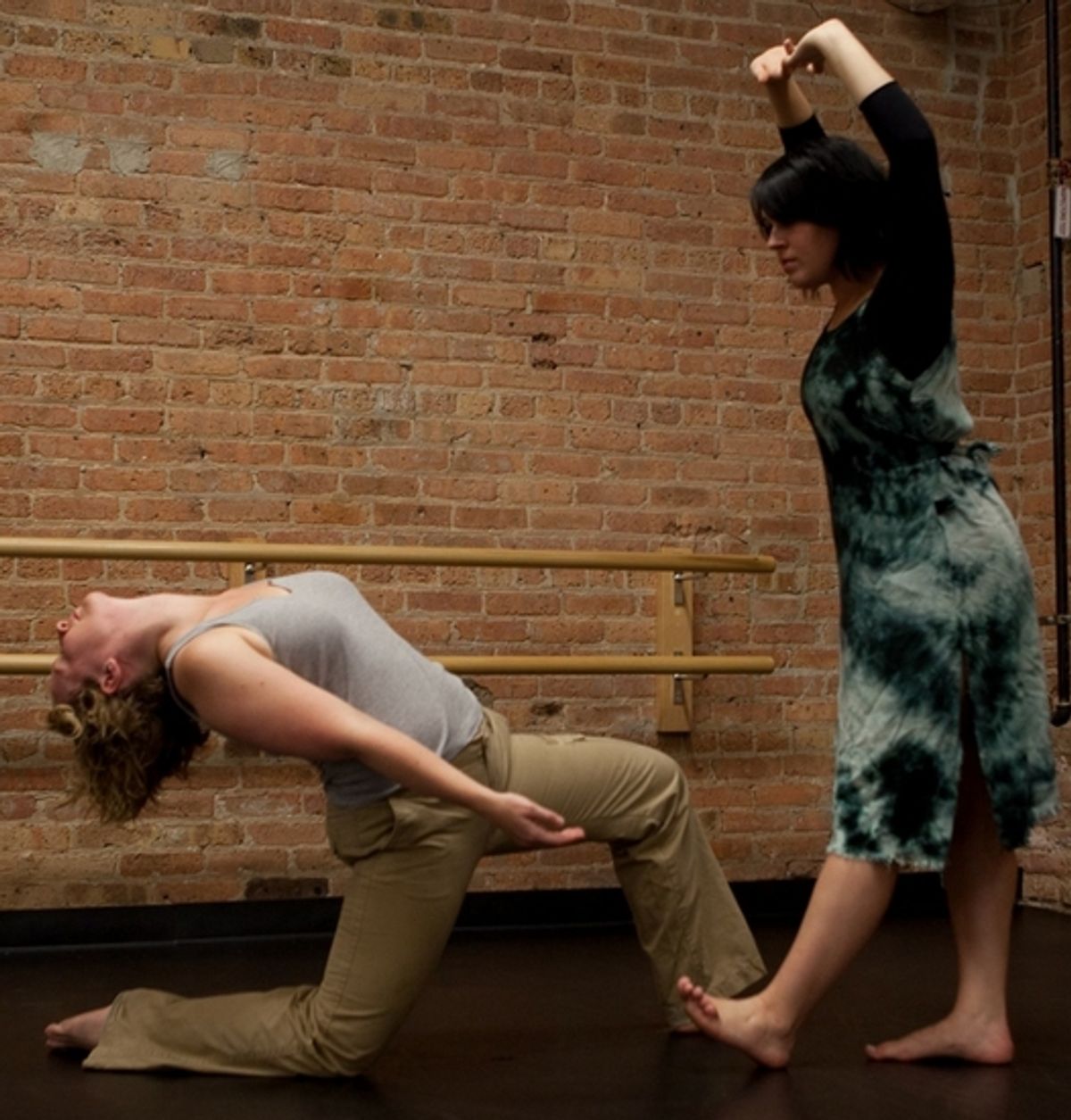 Amy Williams and Sandy Donahue at 