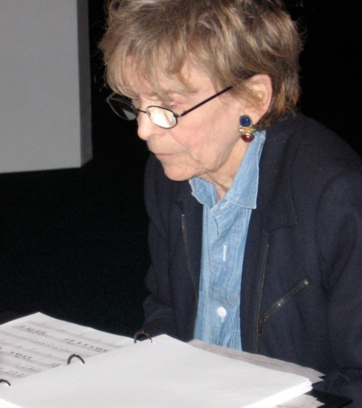 Rita Gardner at In Rehearsal With GREED THE MUSICAL!