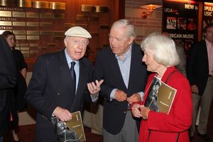 Norman Lloyd with Charles and Peggy Champlin Photo