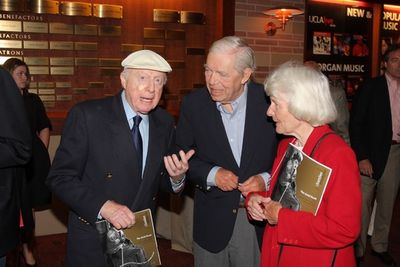 Norman Lloyd with Charles and Peggy Champlin Photo