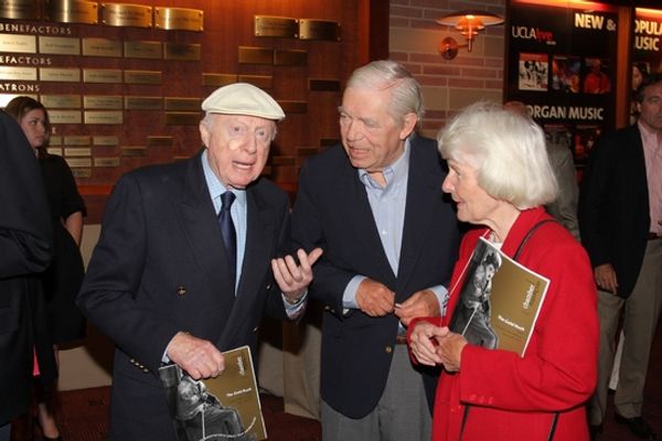 Norman Lloyd with Charles and Peggy Champlin Photo