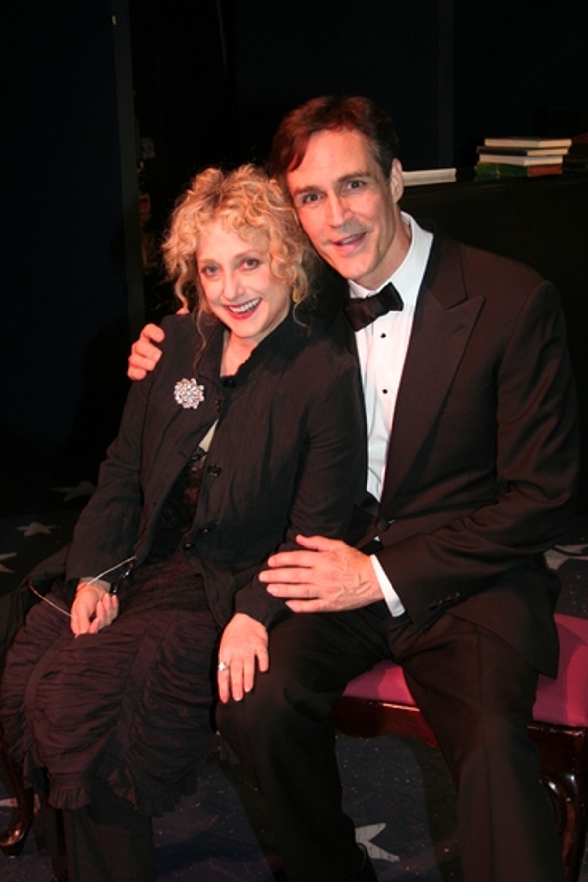 Carol Kane and Howard McGillin at The York Theater Company's HIGH SPIRITS