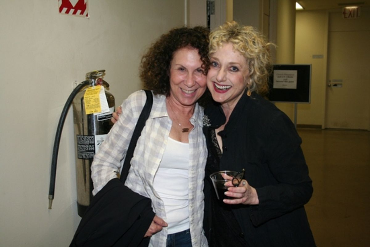 Rhea Pearlman and Carol Kane at The York Theater Company's HIGH SPIRITS