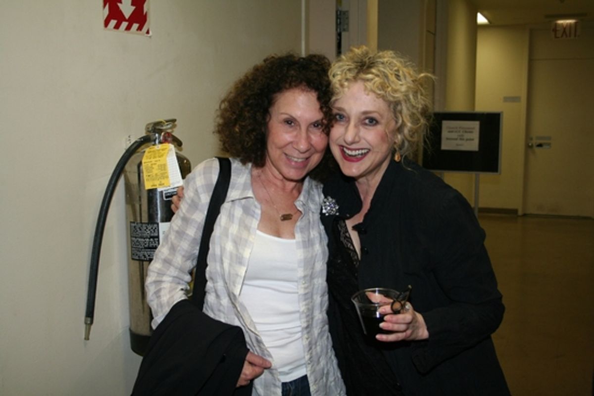 Rhea Pearlman and Carol Kane at The York Theater Company's HIGH SPIRITS