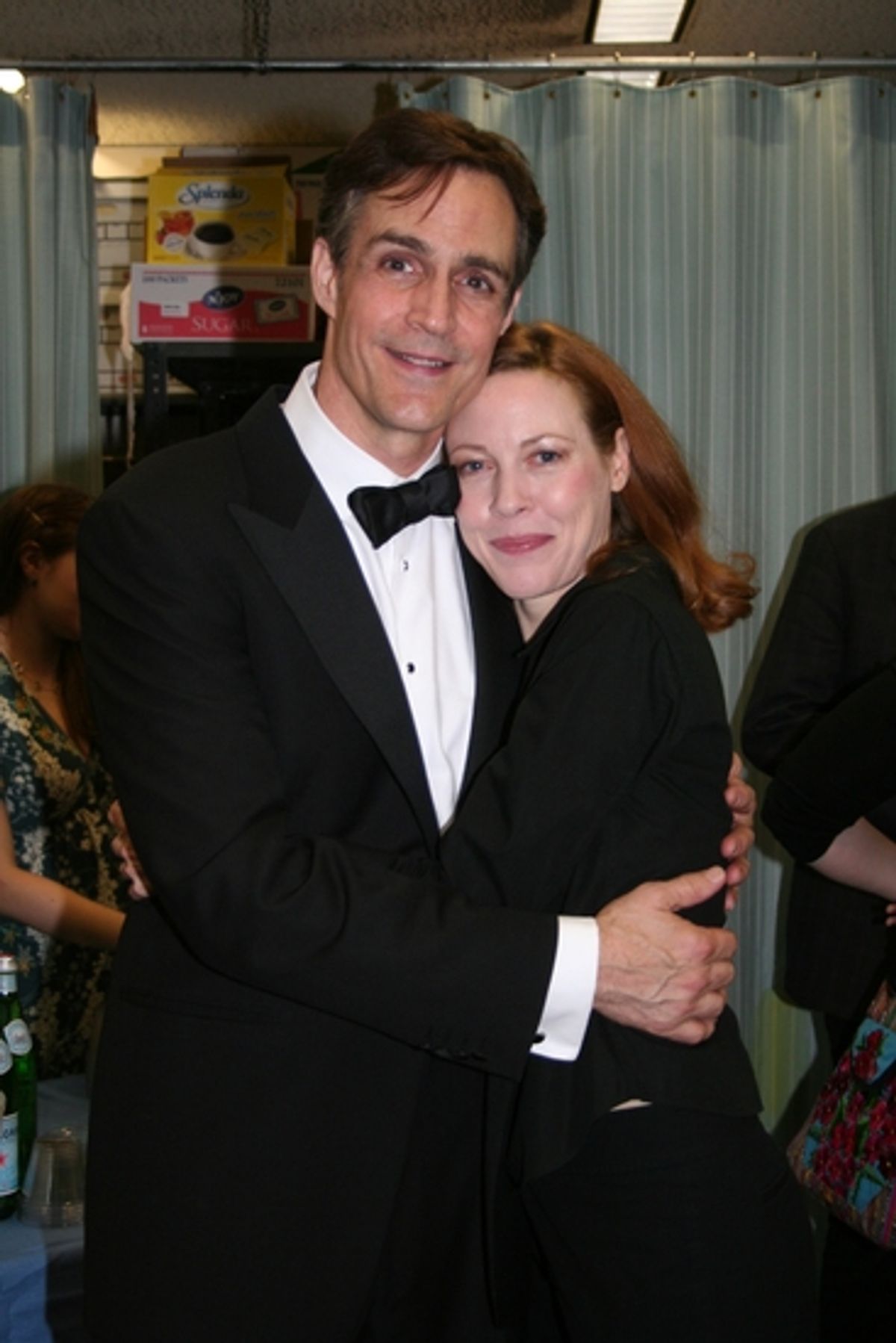 Howard McGillin and Veanne Cox at The York Theater Company's HIGH SPIRITS