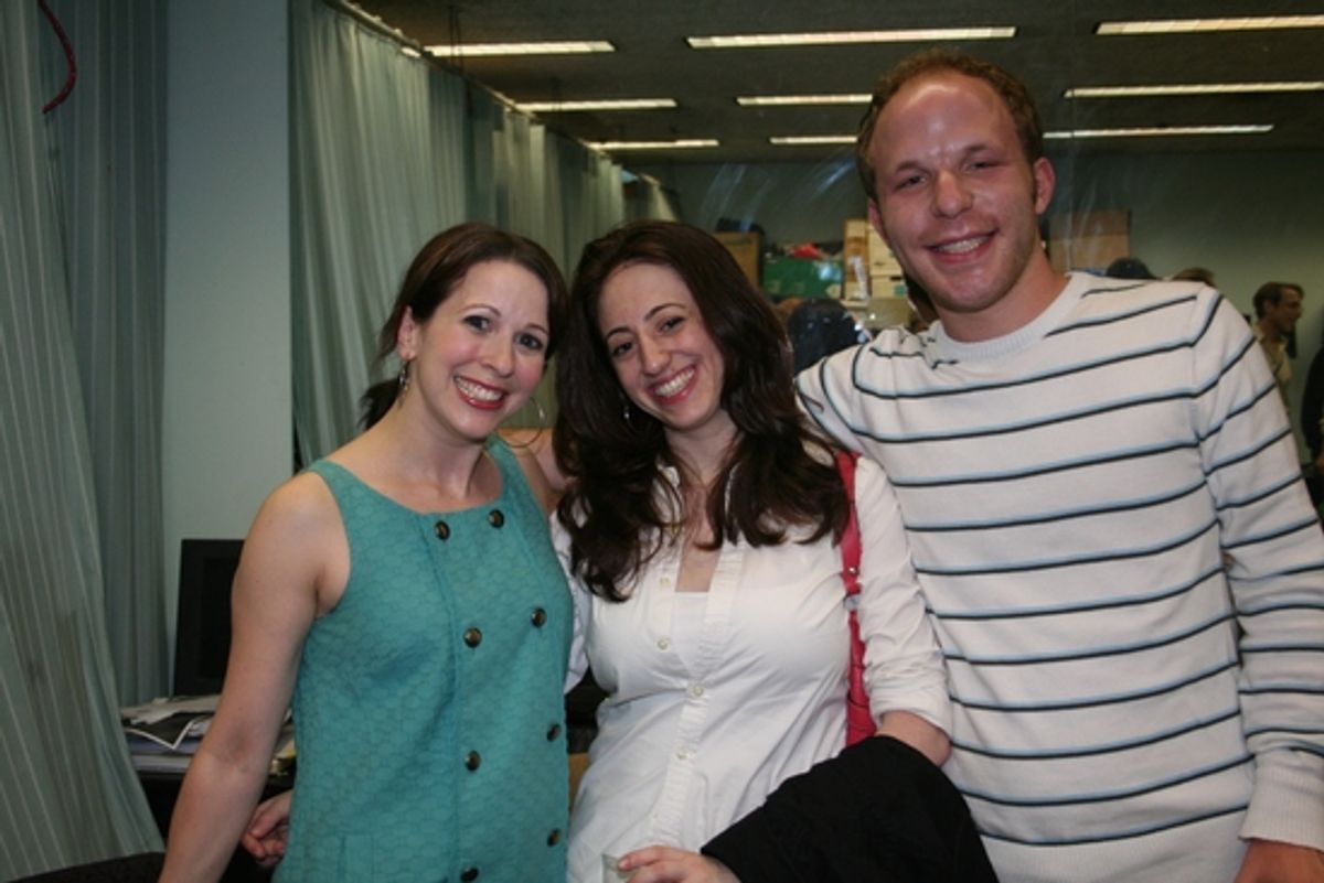 Kristen Wyatt, Nikole Vallins and Geoff Josselson (Casting Director) at 