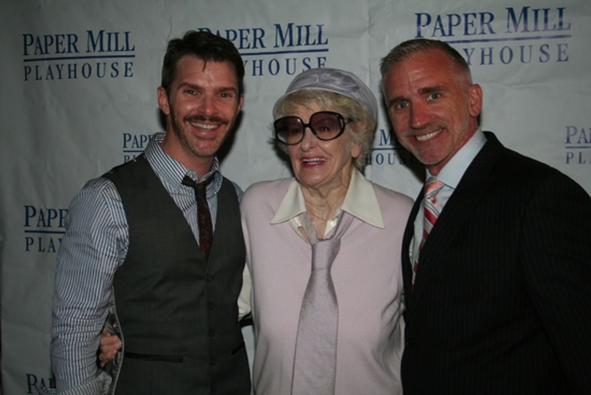 Denis Jones, Elaine Stritch and Mark S. Hoebee at 