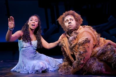 Ashanti and James Monroe Iglehart Photo