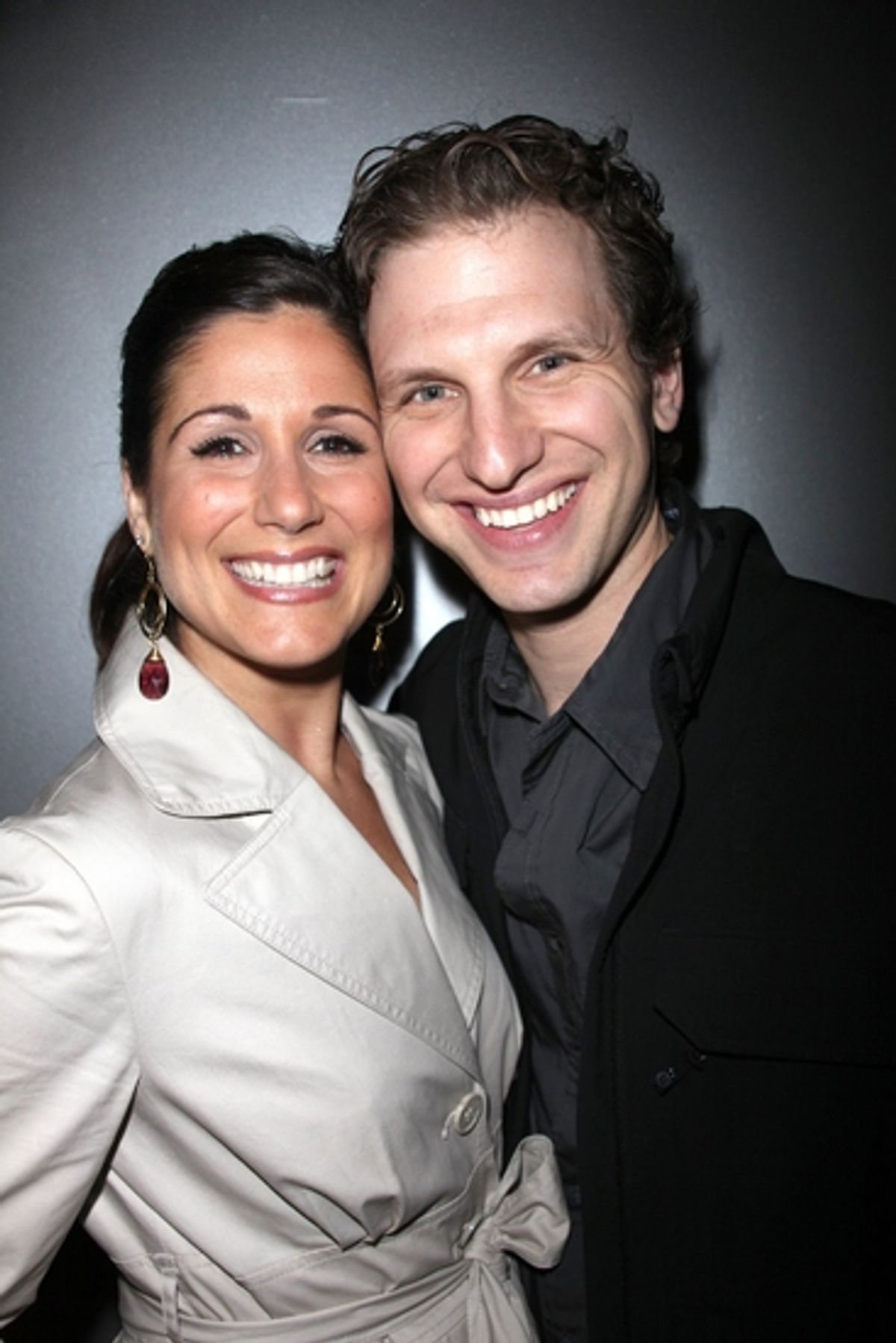 Stephanie J. Block and Sebastian Arcelus at The Actors Fund's 'NOTHING LIKE A DAME' Benefit Concert At The New World Stages