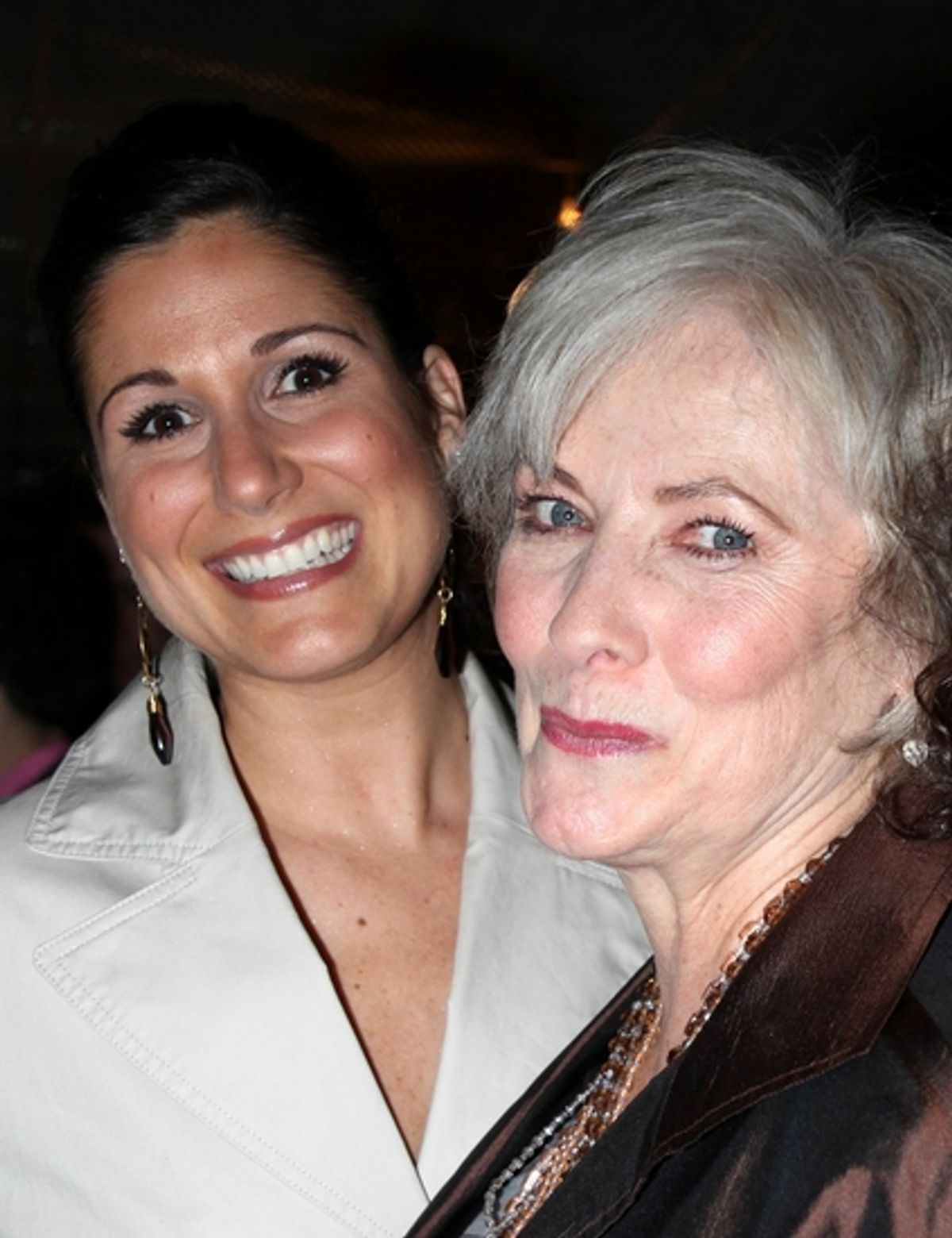 Stephanie J. Block and Betty Buckley at The Actors Fund's 'NOTHING LIKE A DAME' Benefit Concert At The New World Stages