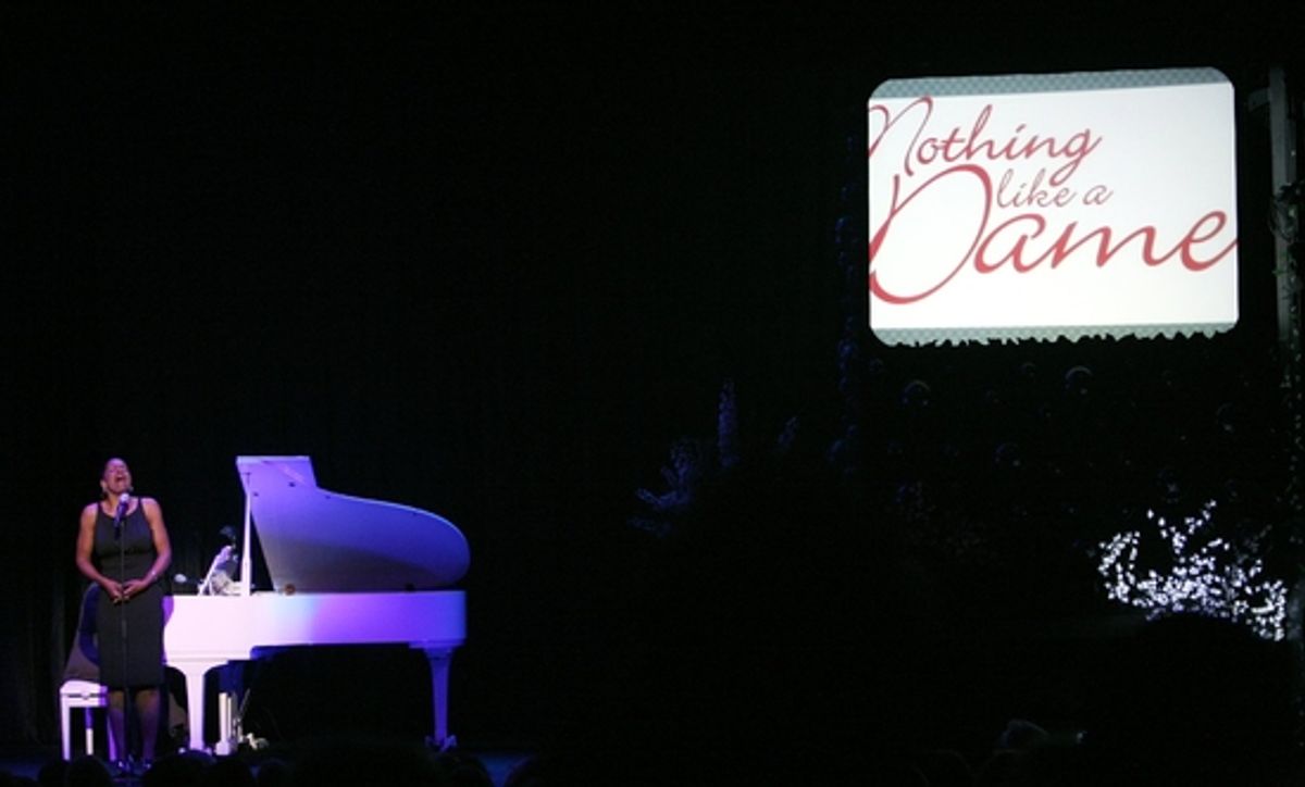 Audra McDonald at The Actors Fund's 'NOTHING LIKE A DAME' Benefit Concert At The New World Stages