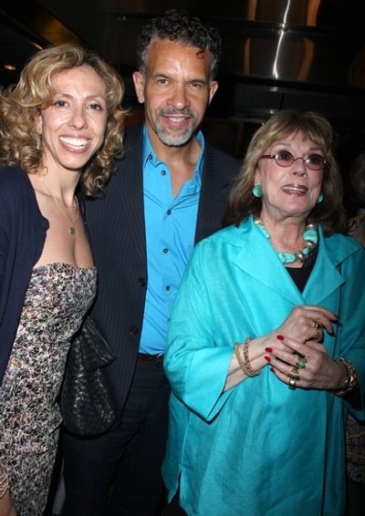 Amanda Green, Brian Stokes Mitchell and Phyllis Newman Photo