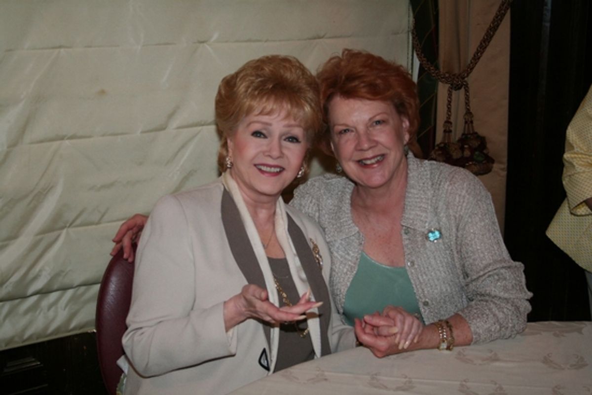 Debbie Reynolds and Beth Folwer at 