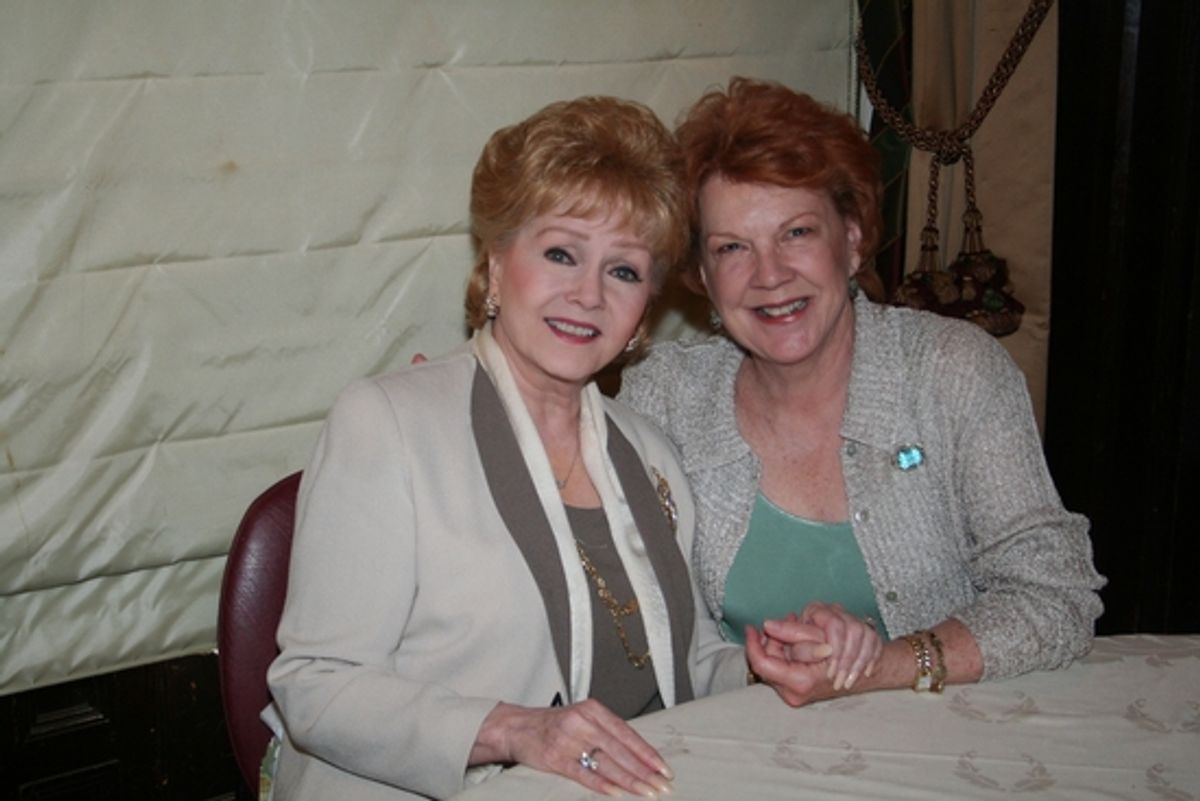 Debbie Reynolds and Beth Folwer at 